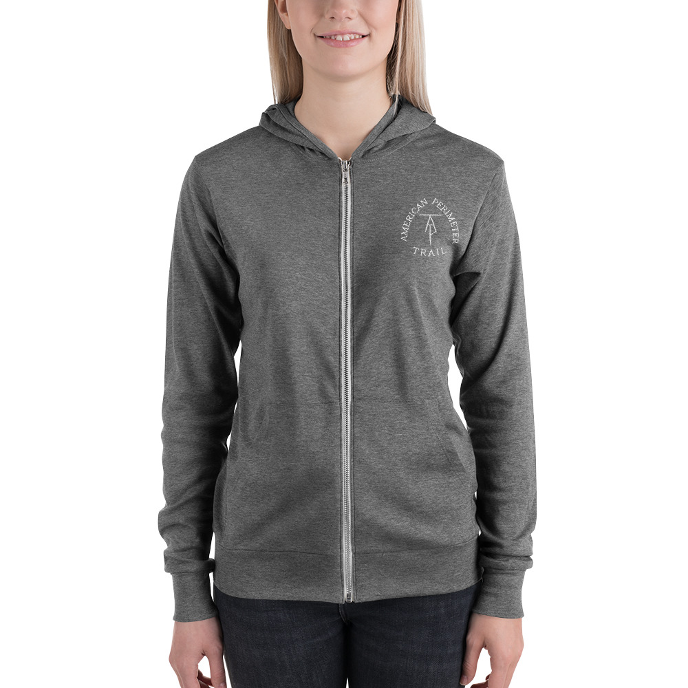 APT Unisex zip hoodie